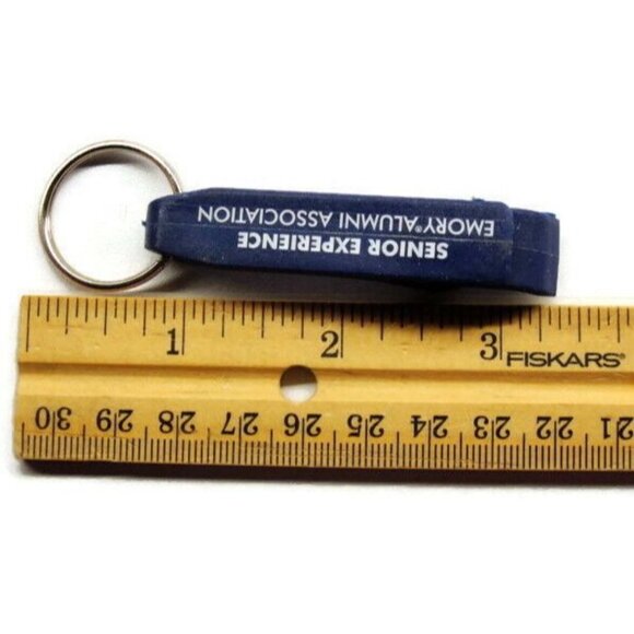 Emory Alumni Association Keychain Keyring Purse Bag Coat Zipper Auto Car Truck - Picture 4 of 5